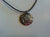Fine Silver Pendant on leather cord